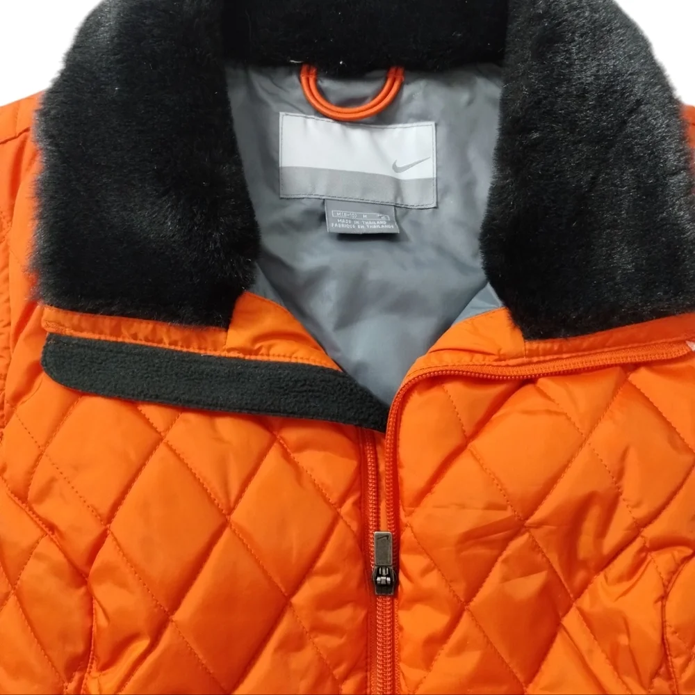 Nike Women's Quilted‎ Puffer Gorpcore Outdoors Equestrian Preppy Vest Size M